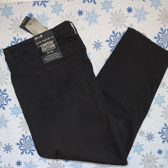 🆕Seven7 Cropped Jean wZippers - Picture 8 of 14